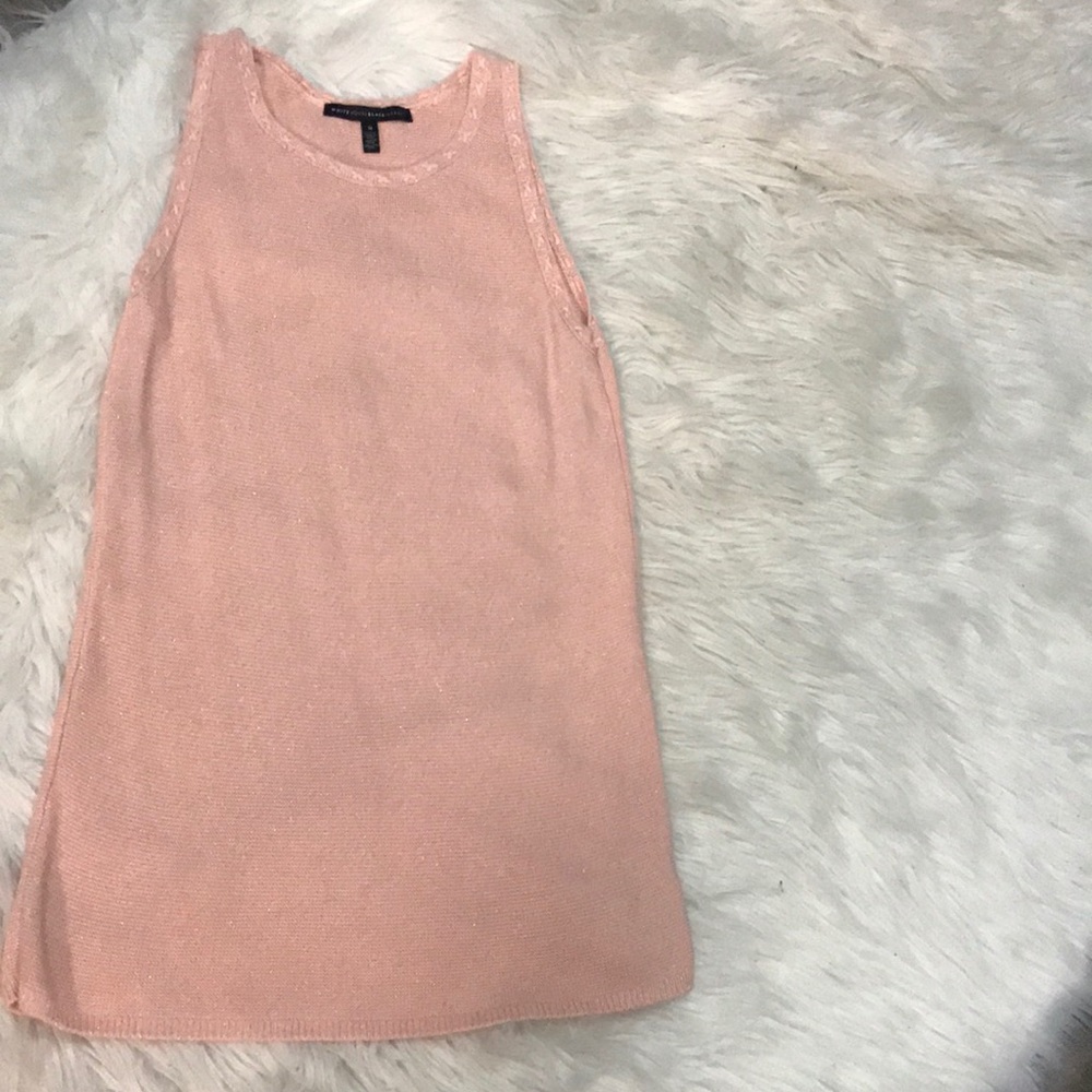 Longer length sweater tank